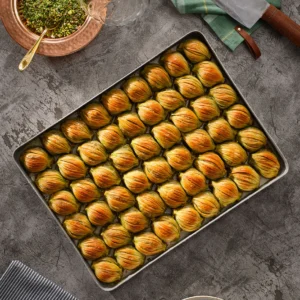 Pistachio Fig Baklava – Tray